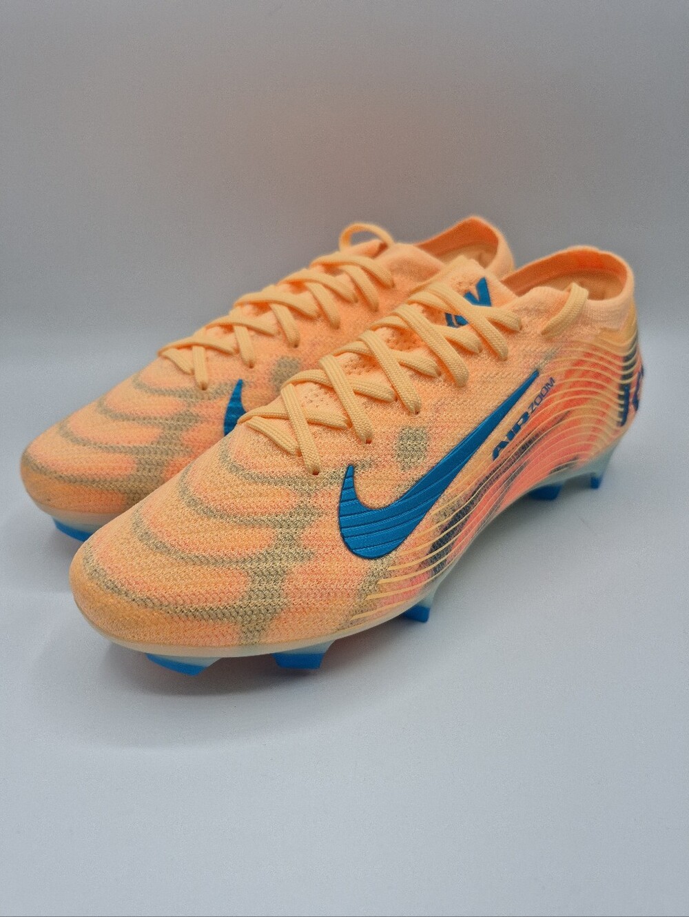 Nike Zoom Mercurial Vapor 16 Elite FG Mbappe Melon Mens Size 5.5 Womens Size 7